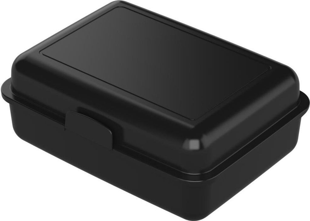 Brotdose "School-Box" – BPA-freie Lunchbox für Kinder & Erwachsene - Langlebige Brotbox für Schule, Arbeit & Abenteuer, Germany - Schwarz