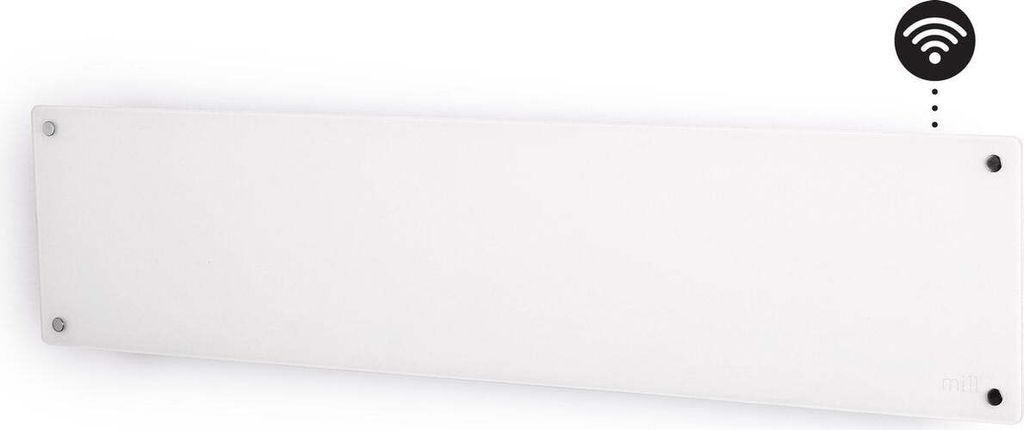 Riscaldatore a pannello Mill Glass WiFi 800W, bianco Immagine del prodotto 