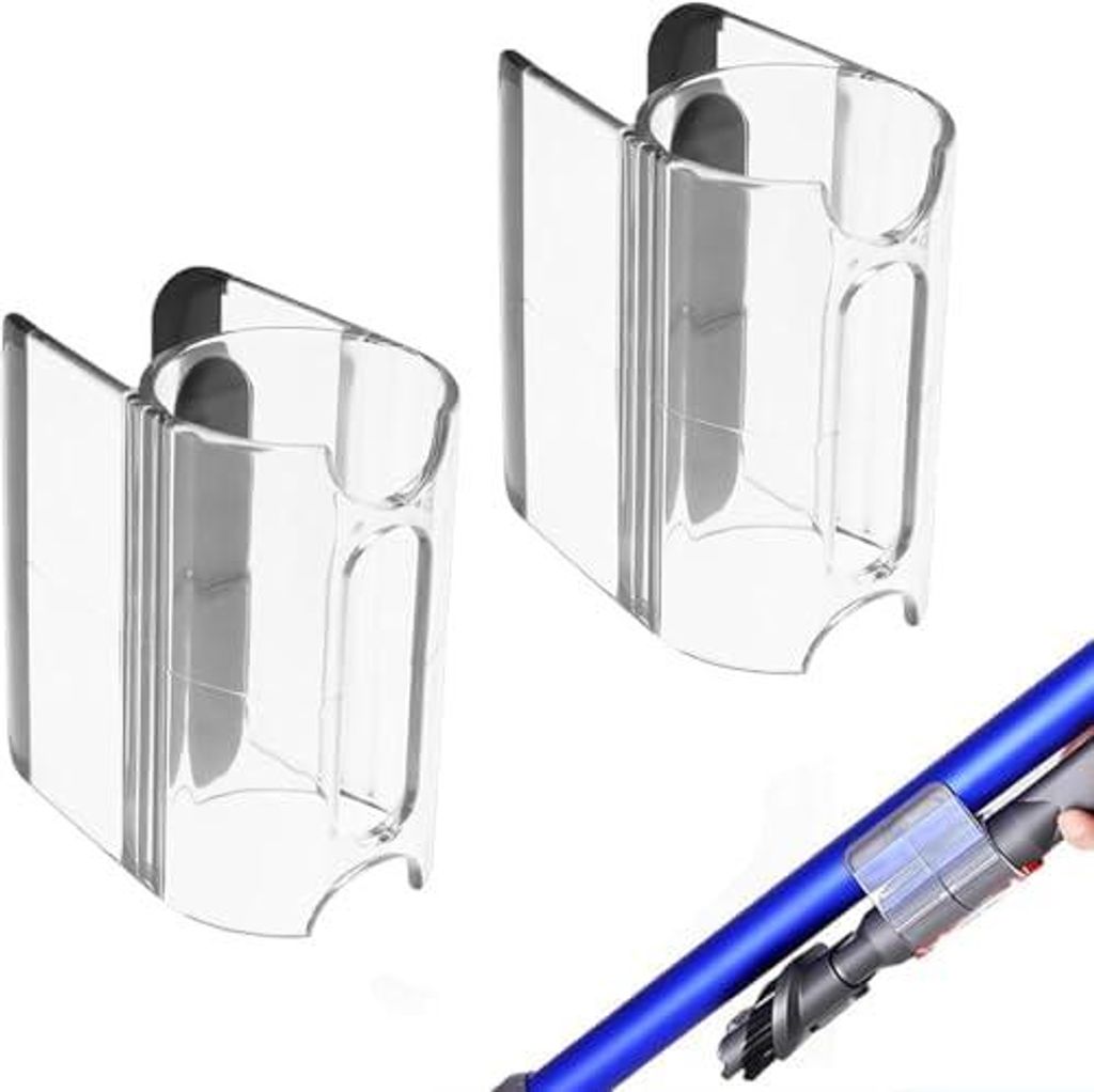 2 Stück Befestigungsclip - Halter Für Dyson V7 V8 V10 V11, Robuste Kabel Düsen Aufbewahrungsclips, Zubehör Zur Optimierung Ihres Für Dyson Sta...
