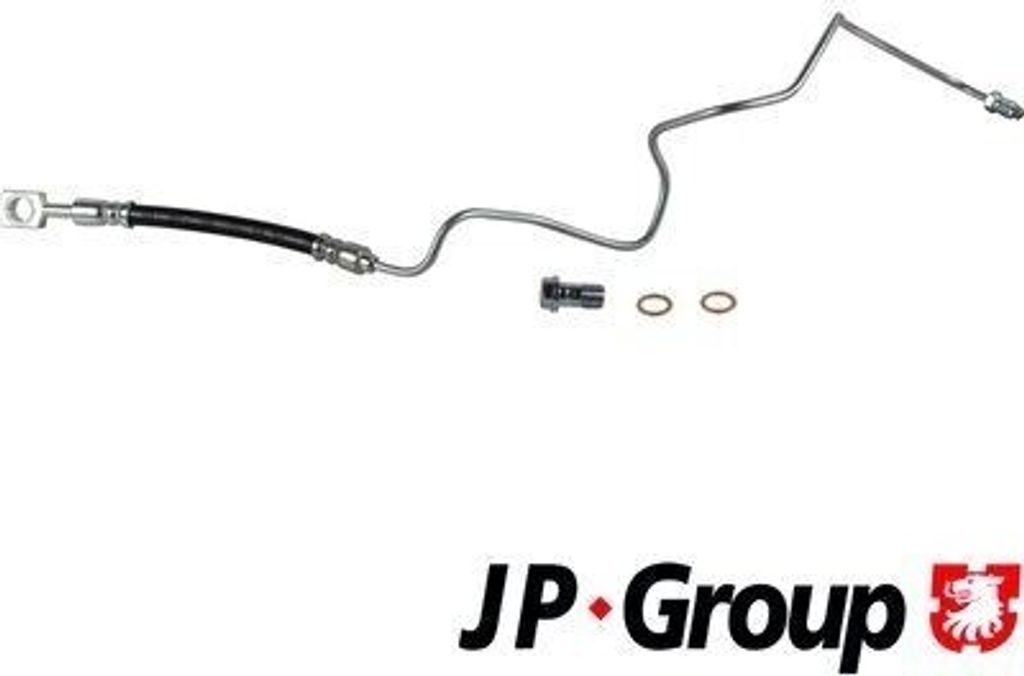 JP GROUP 1161704370 Bremsschlauch für VW POLO (9N) Polo Limousine (9A4, 9A2, 9N2, 9A6) Polo Limousine (9N4) für SKODA Fabia II Schrägheck (542)