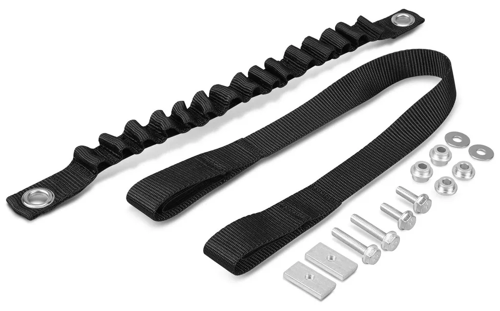 Kit de sangles de traction Lift en nylon noir - Compatibilité universelle