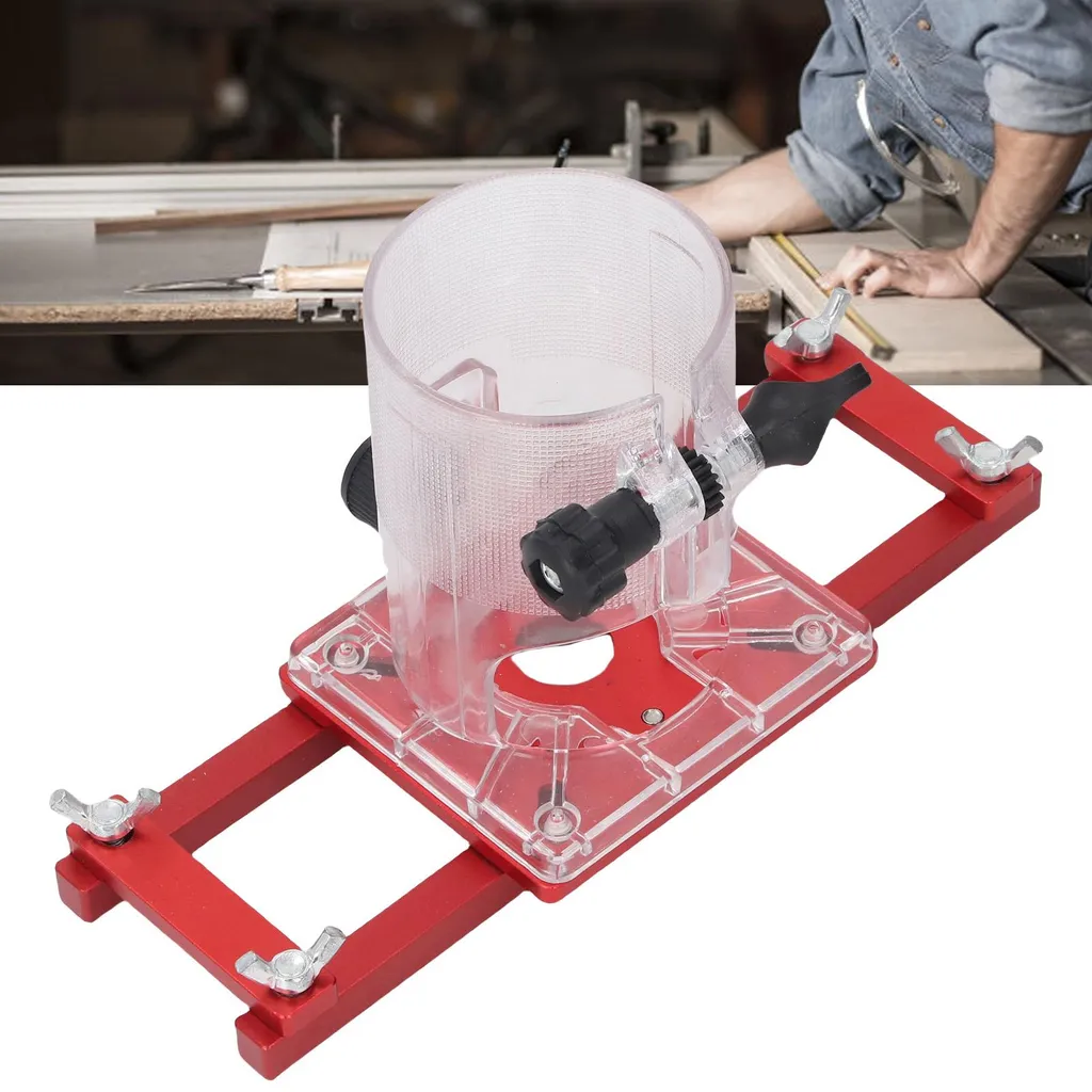 Support de défonceuse compact pour rainurage de meuble et armoire bois