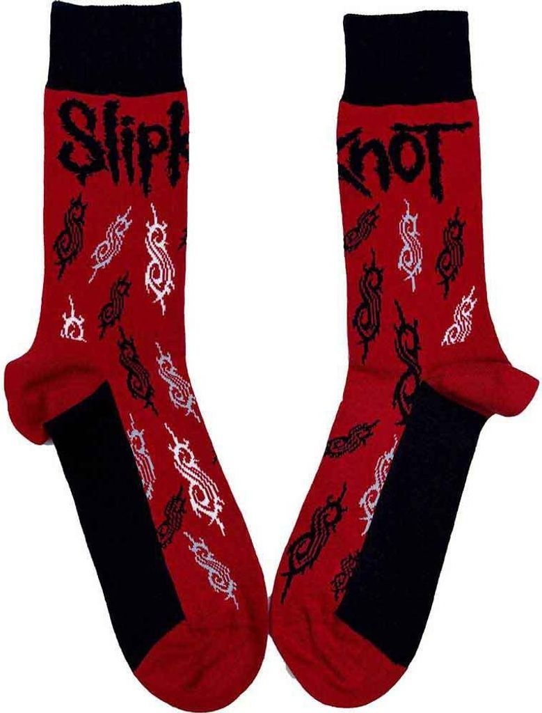 Slipknot - "Tribal S" Knöchelsocken für Herren/Damen Unisex RO14685 (37 EU - 40,5 EU) (Rot)