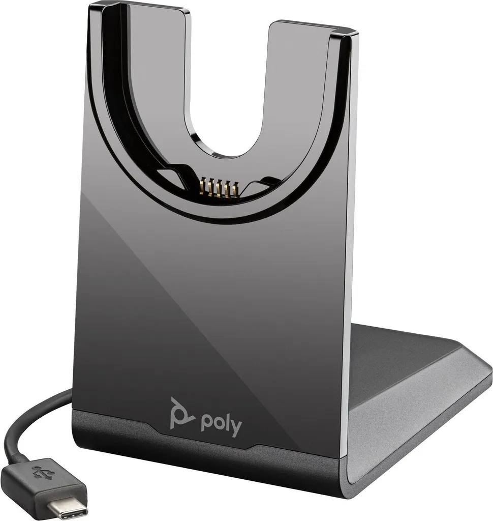 Poly Voyager USB-C Ladestation - Socle de Charge Officiel pour Casque