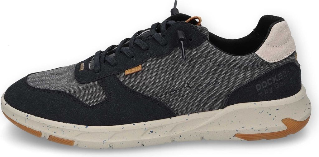 Dockers by Gerli Sneaker Herren Canvas Split Sneaker Black Produktbild 