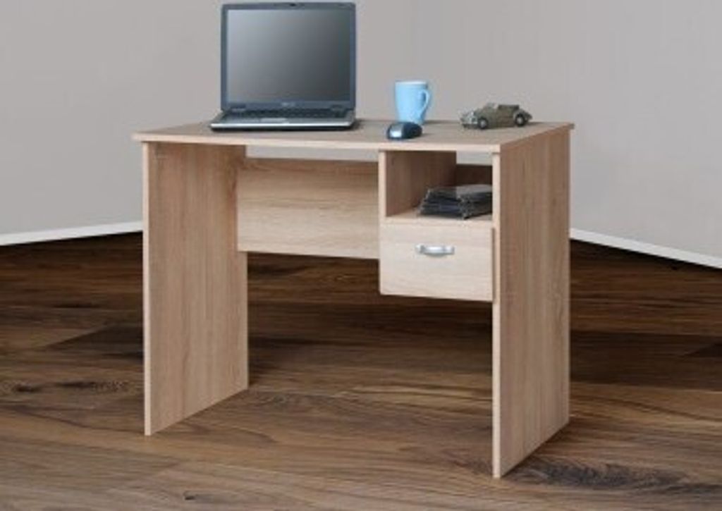 Schülerschreibtisch Computertisch PC-Tisch sonoma eiche