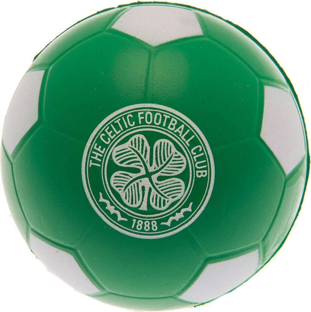 Celtic FC - Wappen - Stressball - PolyurethanSchaumstoff TA10874 (Einheitsgröße) (Grün/Weiß)