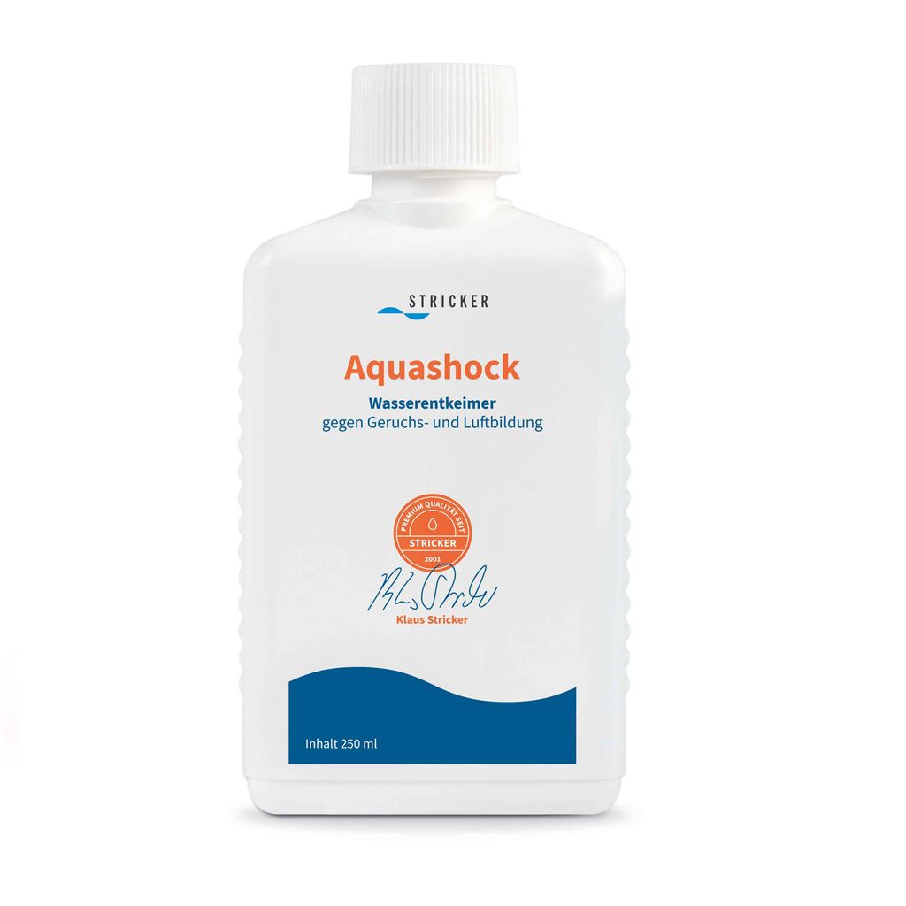 Stricker Chemie Aquaschock 250ml - entkeimt Wasserbetten Produktbild 