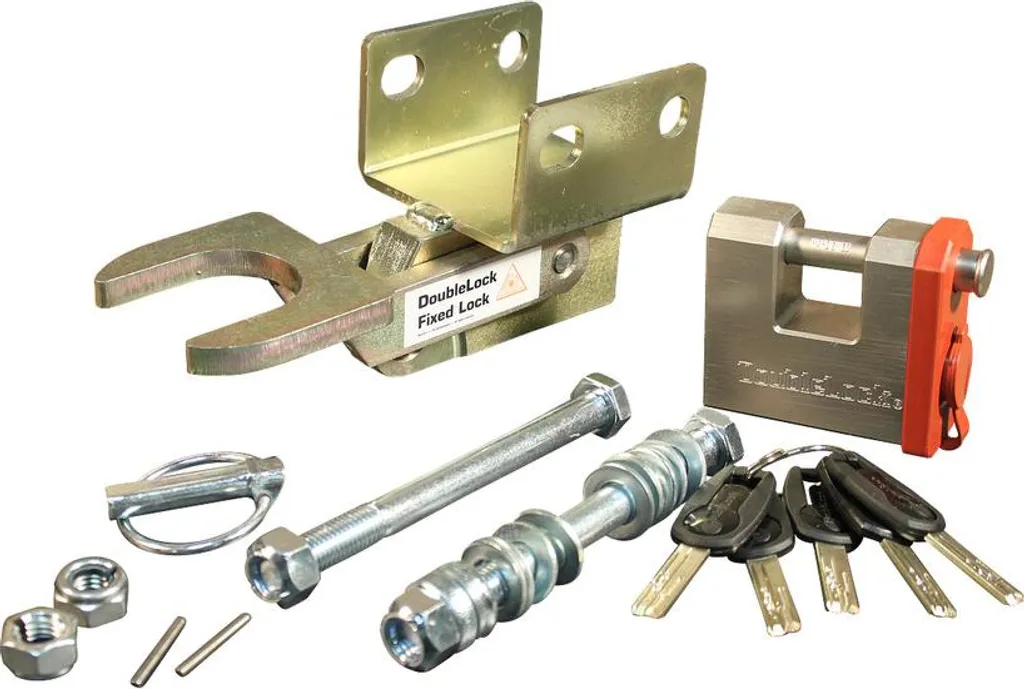 Serrure fixe SCM B35 anti-vol Double-Lock : solution remorques freinées