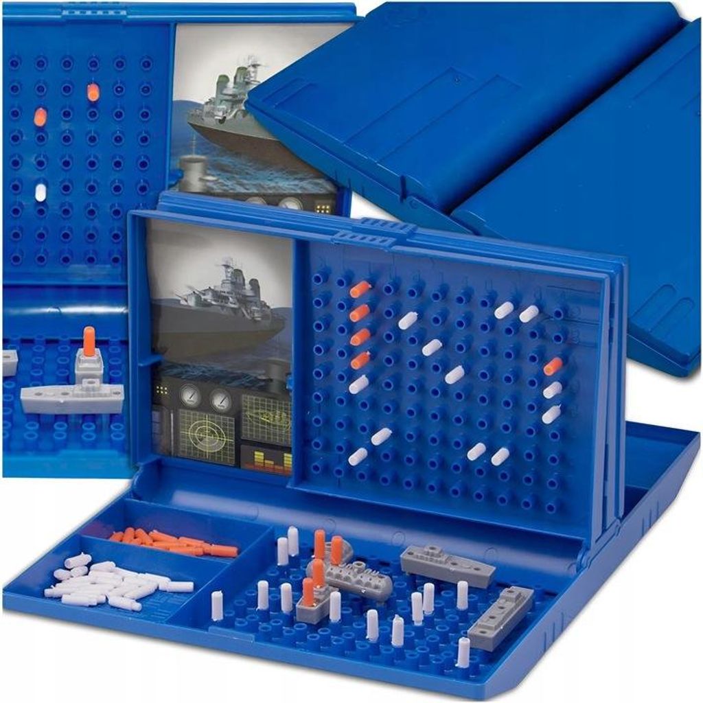 Schiffe Versenken Reisespiel Im Koffer Marine Battle Logik Produktbild 