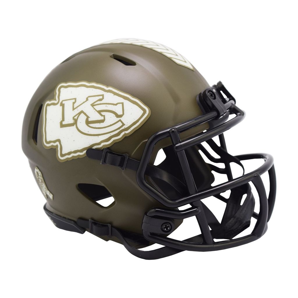 Riddell Speed Mini Football Helm SALUTE Kansas City Chiefs