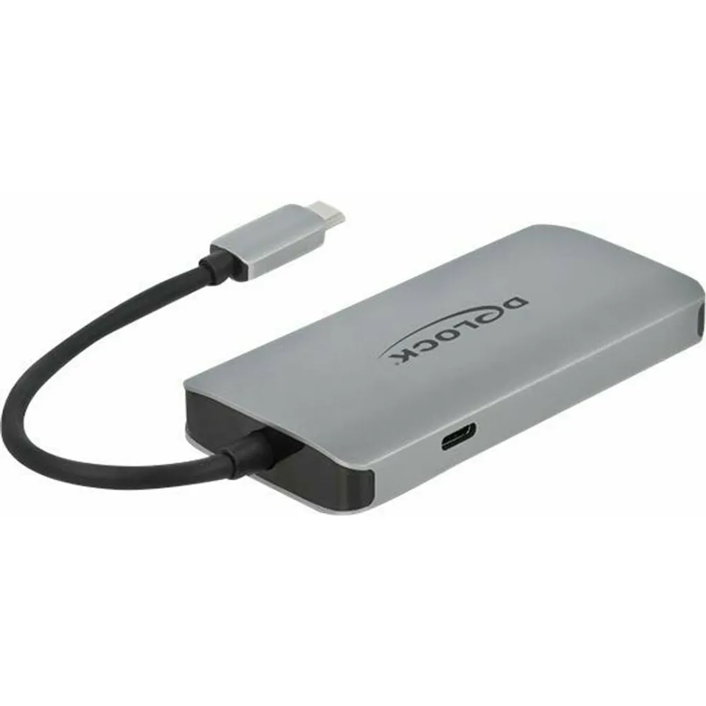 Hub USB 3.2 Gen 1 Delock 63252 | 3x USB-A 1x USB-C Giga LAN