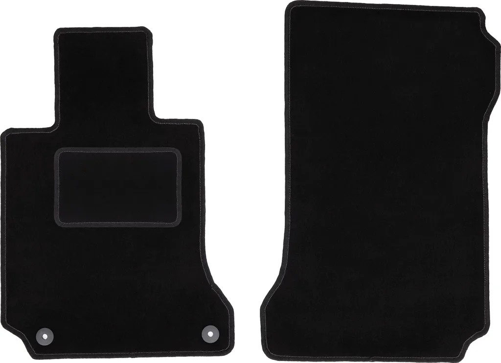 Tappetini Auto Mercedes W204 Berlina/SW/Coupé Velluto Nero 2pz