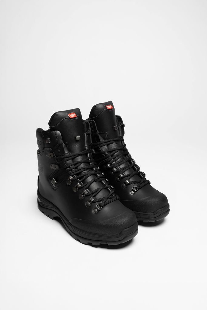 Hanwag Herren Winterstiefel Alaska Winter GTX wasserdichter Trekkingstiefel Schwarz