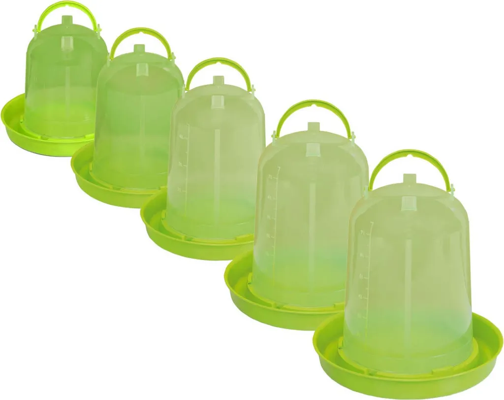 Offerta Abbeveratoio 8L per Polli e Galline Verde - Facile da Pulire