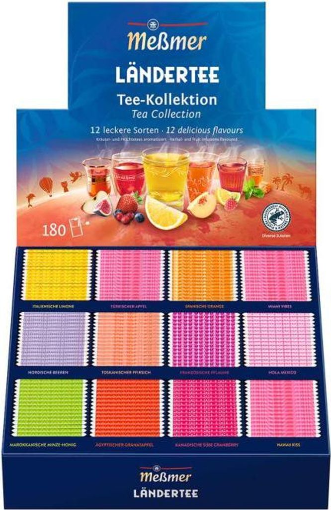 Meßmer Ländertee Tee-Kollektion Box 180er Produktbild 