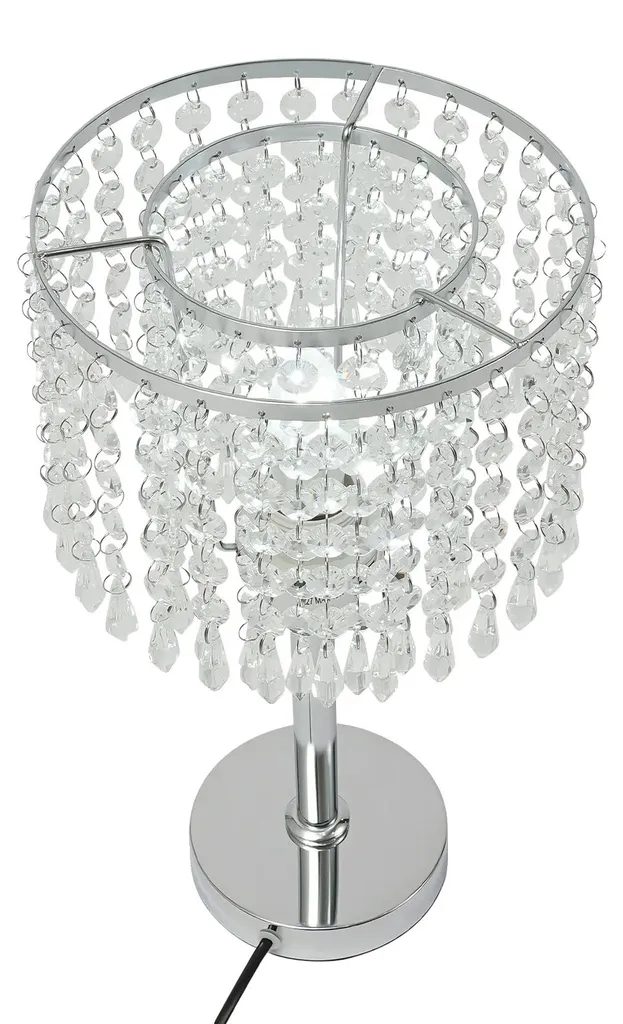 Lampe de table argentée design pour optimiser l'éclairage de petits coins