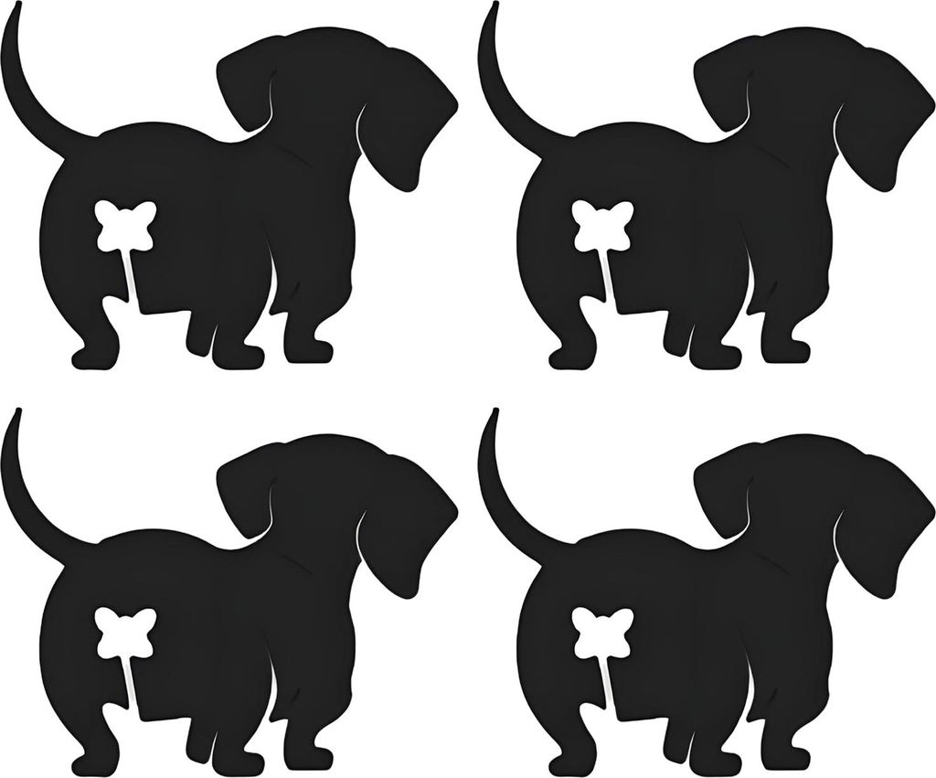 4er-Pack wiederverwendbare Brotclips in Katzenpopo-Form für Katzen- und Hundefuttertüten, 3D-gedruckt, lustiges Geschenk für Katzenliebhaber