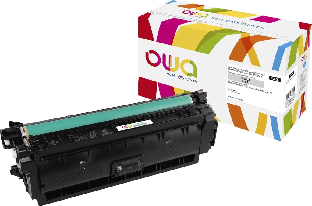 Toner HP CF360A Nero 508A OWA Armor per Enterprise M553 M577 6K