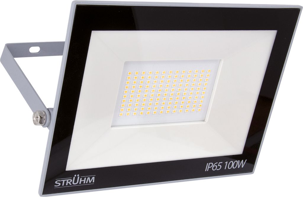 LED Außenwandleuchte Glas Aluminium IP65 neutralweißes Licht 4200 K 8280 lm 26,9 cm breit Grau Weiß eckig
