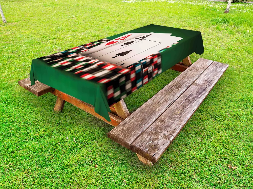 Tovaglia da Gioco Poker ABAKUHAUS 145x305 cm - Edizione Smeraldo