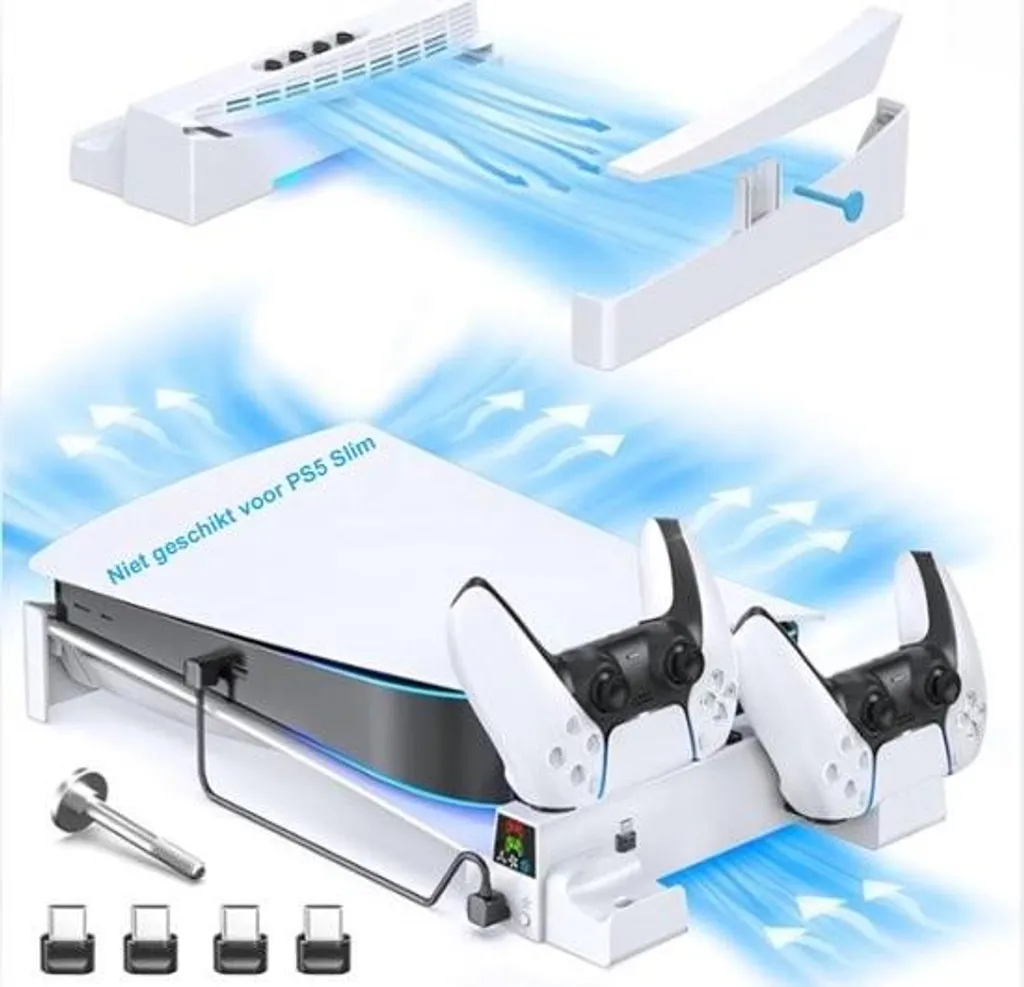 Refroidisseur Externe PS5 - Système de Ventilation USB avec 3 Ventilateurs