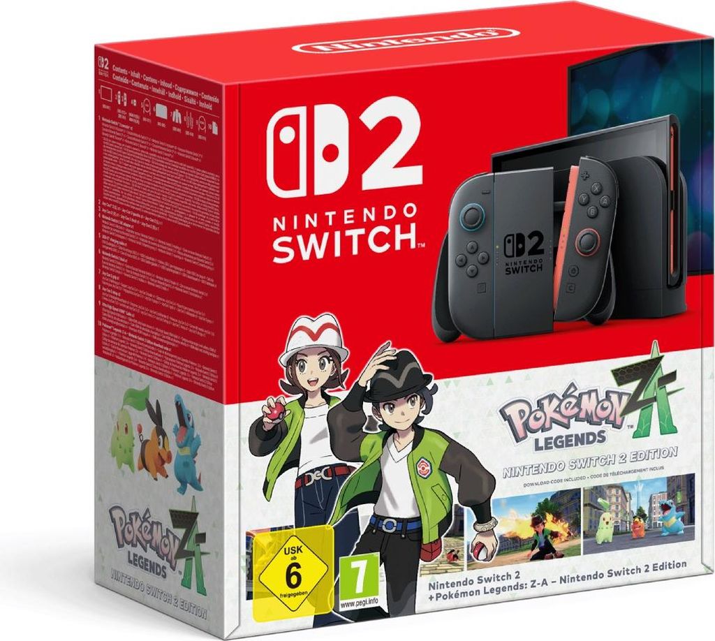 Konsole Nintendo Switch 2 + Spiel Pokémon Legends Z-A Produktbild 