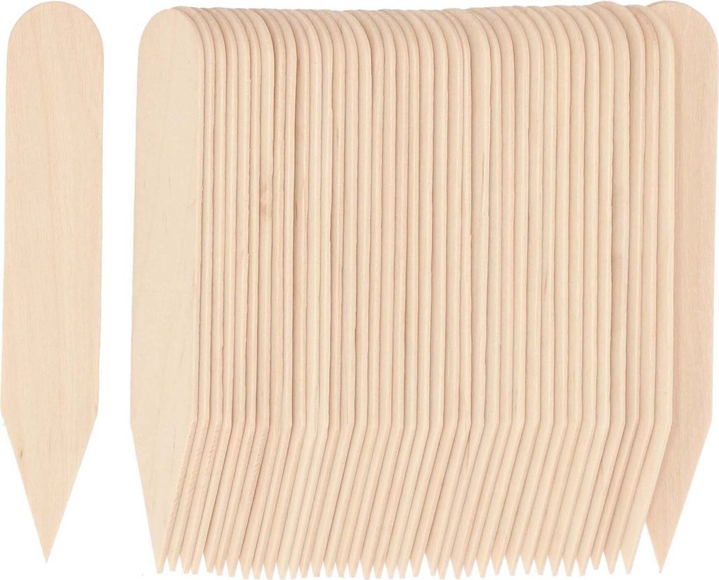 ESSCHERT DESIGN Jmenovka k rostlinám dřevěná, 2x10cm, 40 ks Obrázek produktu 