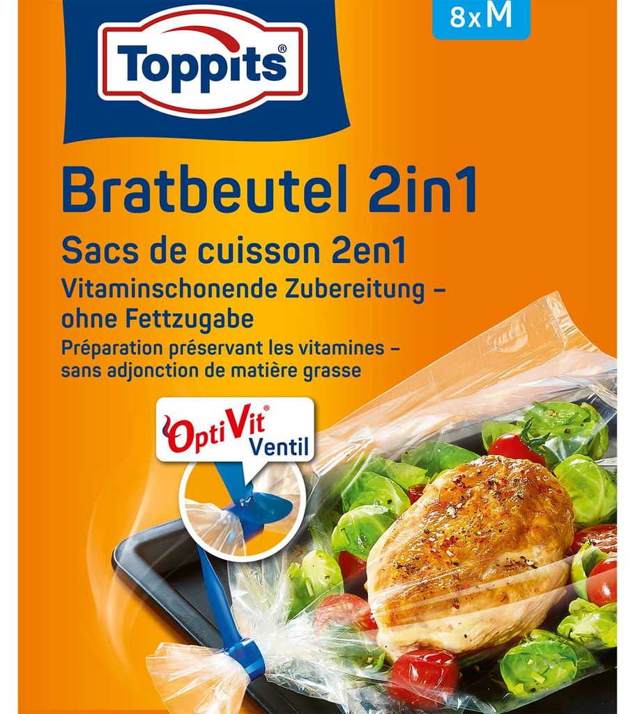 Toppits 207982, 250 mm, 380 mm, 8 szt. Zdjęcie produktu 