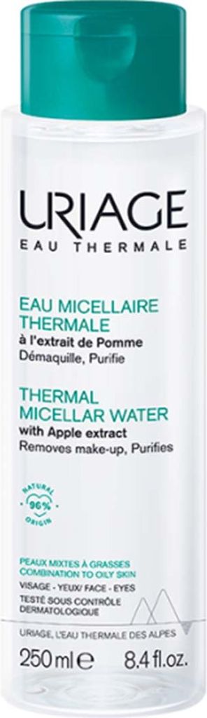 Uriage Thermal Micellar Water Combination To Oily Skin mizellares Abschminkwasser für normale/gemischte Haut 250 ml