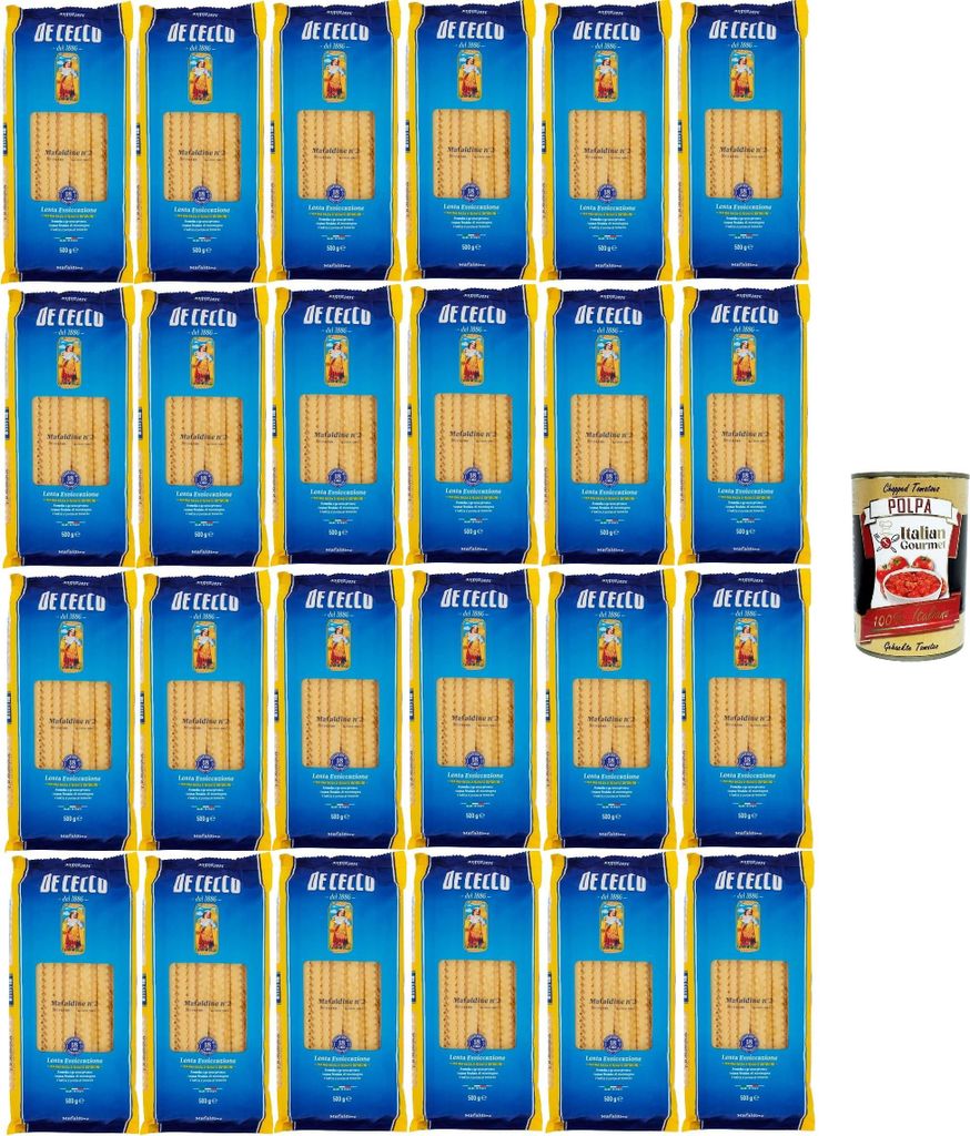 De Cecco Mafaldine n°2 Pasta Hartweizengrieß 24 x 500 g Produktbild 