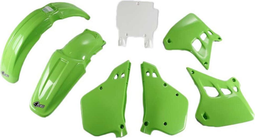 Verkleidungskit UFO PLAST 7-teilig Verkleidungssatz Kunststoff, Farbe:grün / weiß