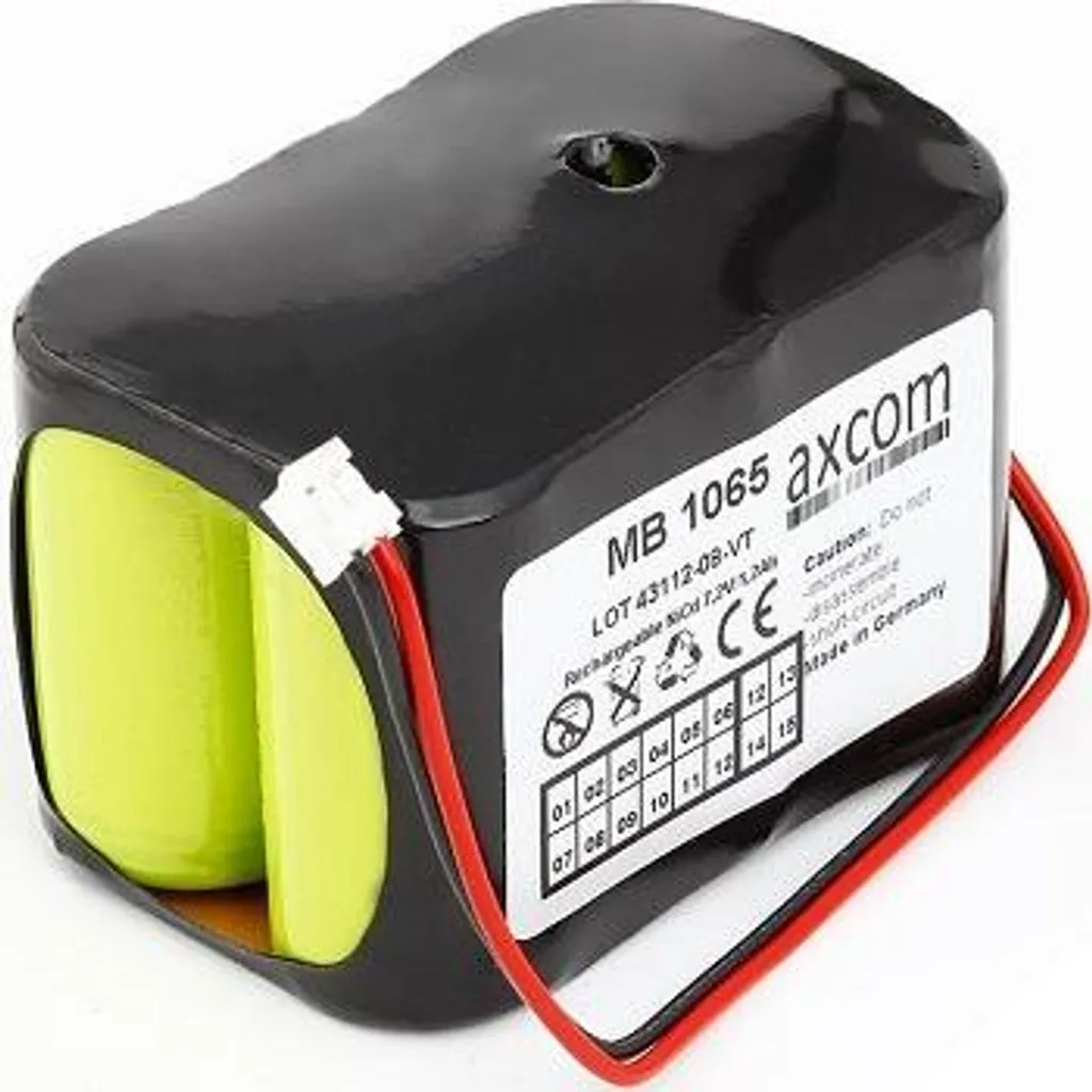 Batterie 7,2V pour Réparer MGVG Döring Combimat 2000 - Accu NiCd 1,2Ah