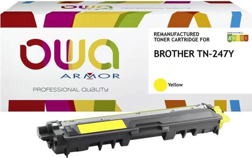Toner Giallo Compatibile Brother TN247Y OWA Armor | Risparmio Casa