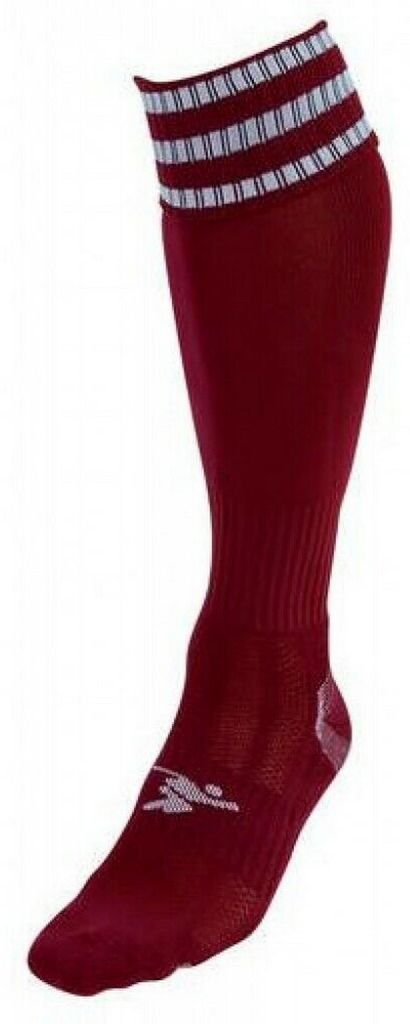 Precision - "Pro" Fußballsocken für Kinder RD161 (31 EU - 34 EU) (Weinrot/Weiß)