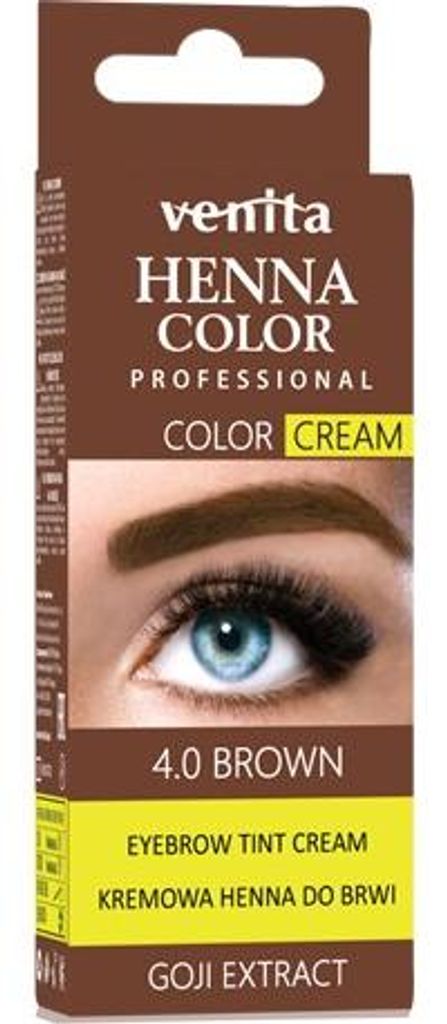 Venita Cremige Henna Für Augenbrauen 4.0 Braz Lifting Produktbild 