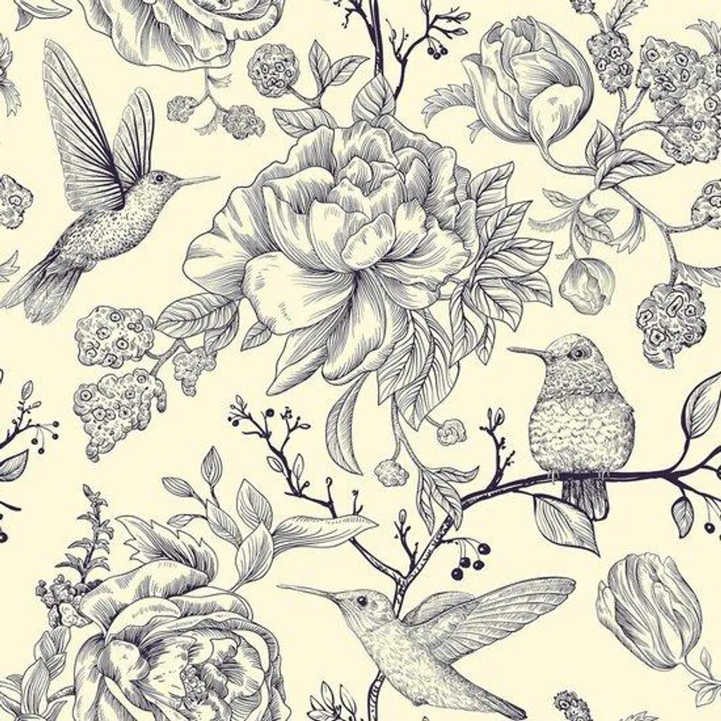 Papier adhésif floral beige pour rénovation cuisine et salle de bain