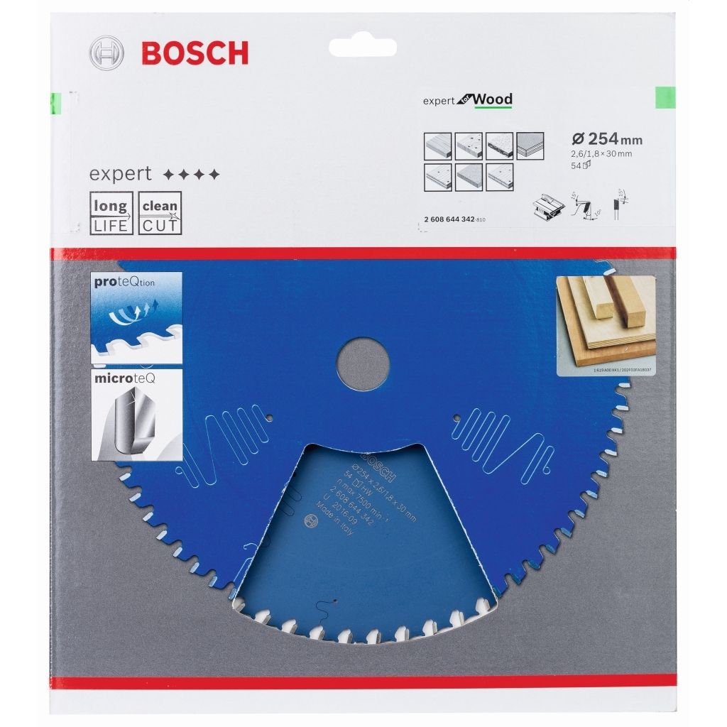 Bosch Expert for Wood - Kreissägeblatt - für Holz - 254 mm Obrázok produktu 