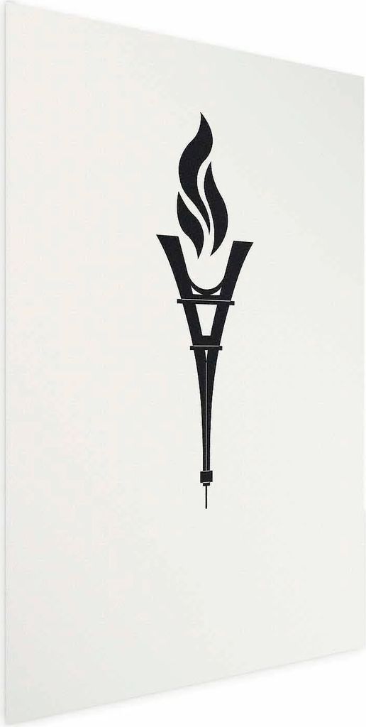 Posterpapier Poster - Torch Shaped Like the Eiffel Tower 60x90 cm Abstrakt i-A-10038-ao-a
