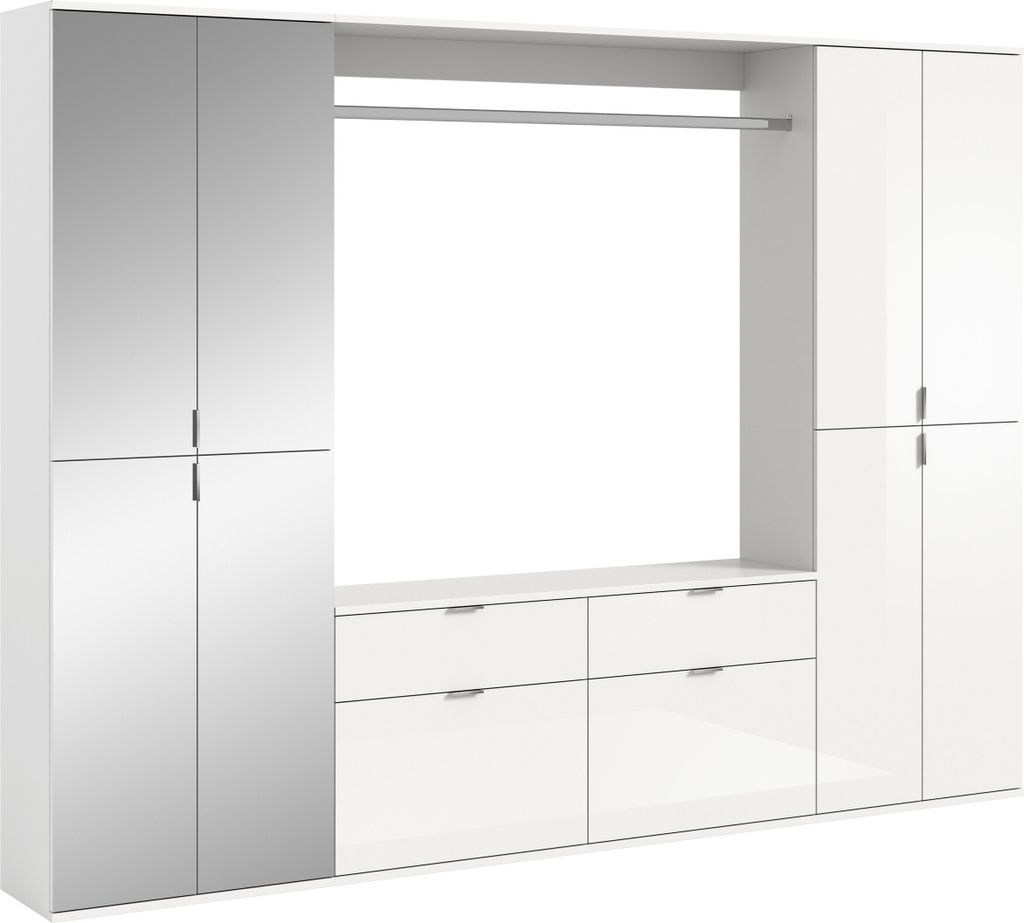 Garderobe Flurgarderobe Komplettset Dielengarderobe Flurmöbel "Paterson I"