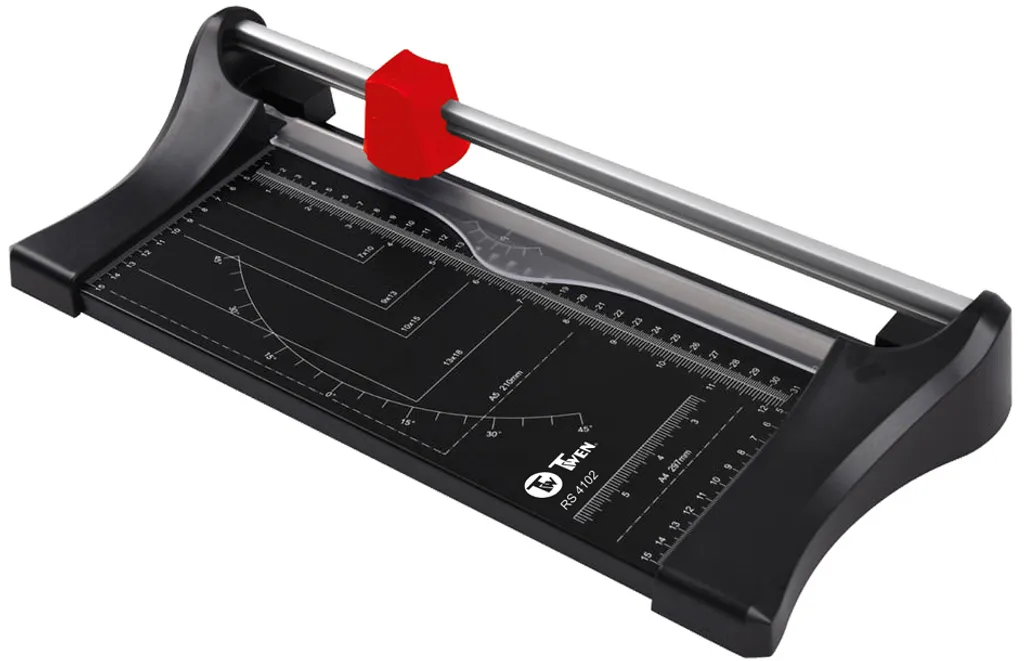 Massicot TWEN RS 4102 Noir A4 : finies les coupes de papier irrégulières