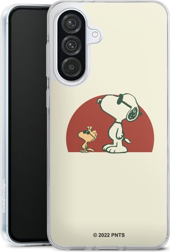 DeinDesign Handyhülle für Samsung Galaxy A56 5G Silikon Hülle Case Smartphone Schutzhülle Offizielles Lizenzprodukt Snoopy Kindheit