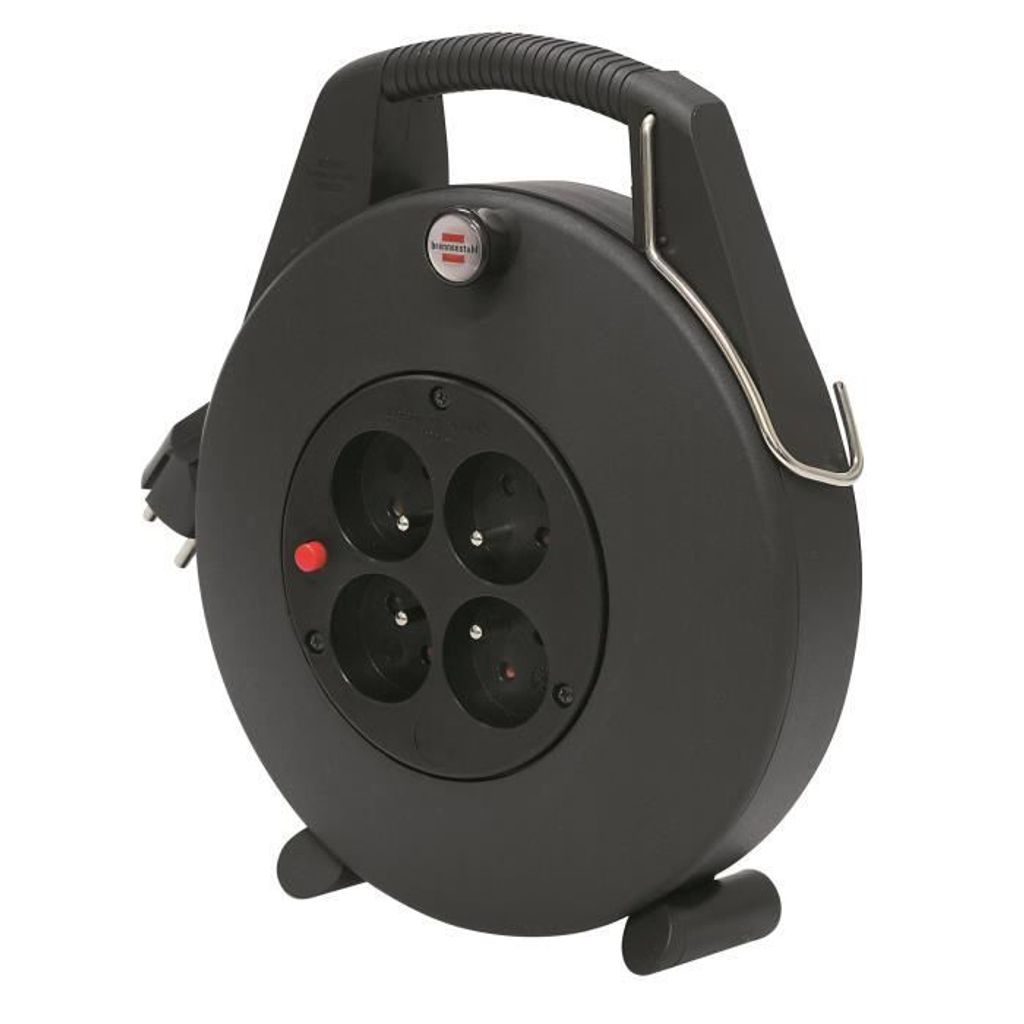 Brennenstuhl 1102701, Schwarz, Kunststoff, 10 m, IP20, 80 mm, 260 mm