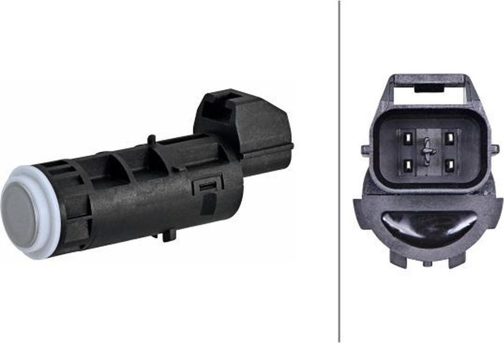 HELLA 6PX 358 270-221 Einparkhilfe Parksensor Rund Silber für KIA CEE'D Schrägheck (ED)