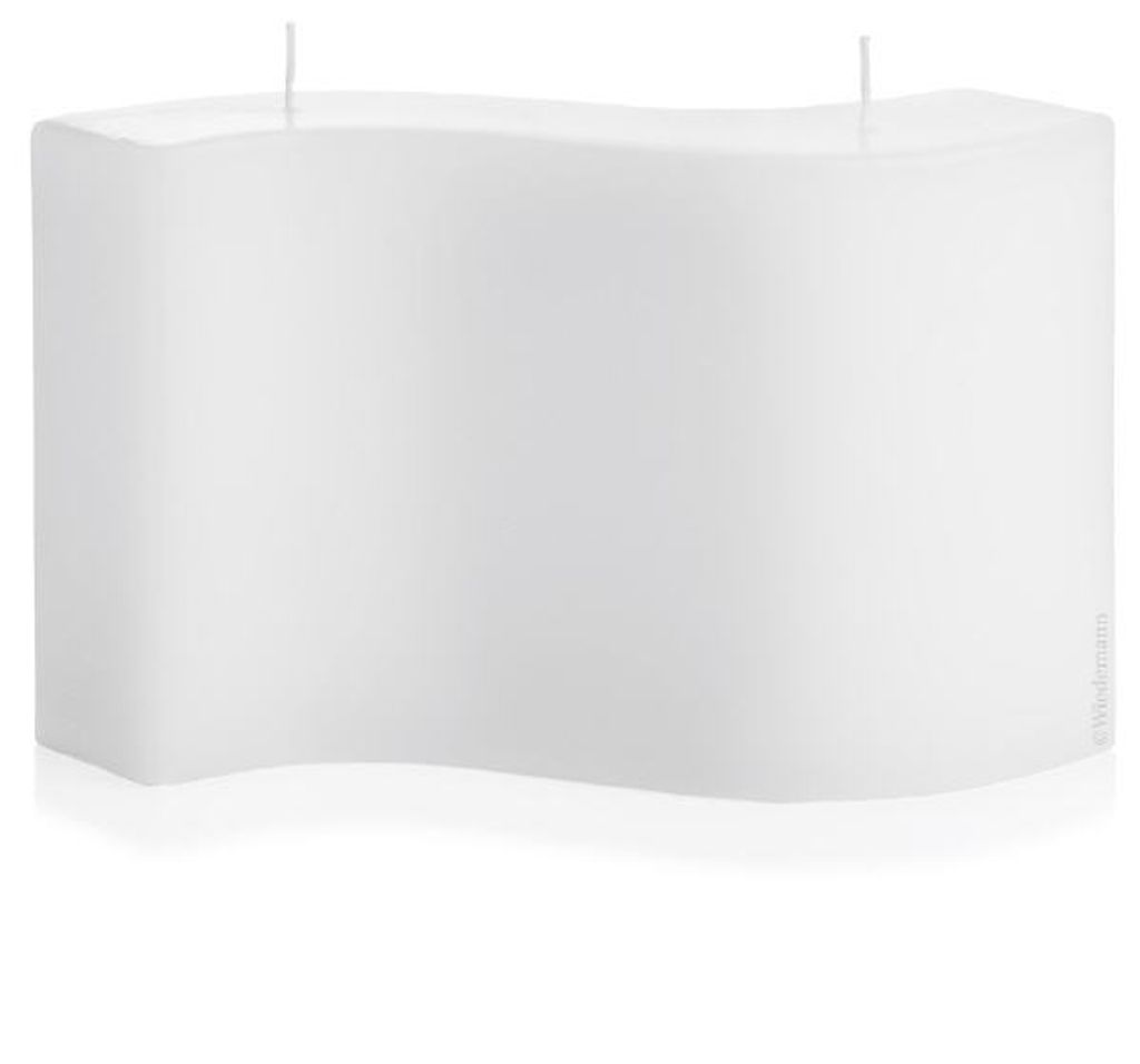 Formenkerze Welle mit 2 Dochten, 150 x 250 mm, Kerze zum Produktbild 