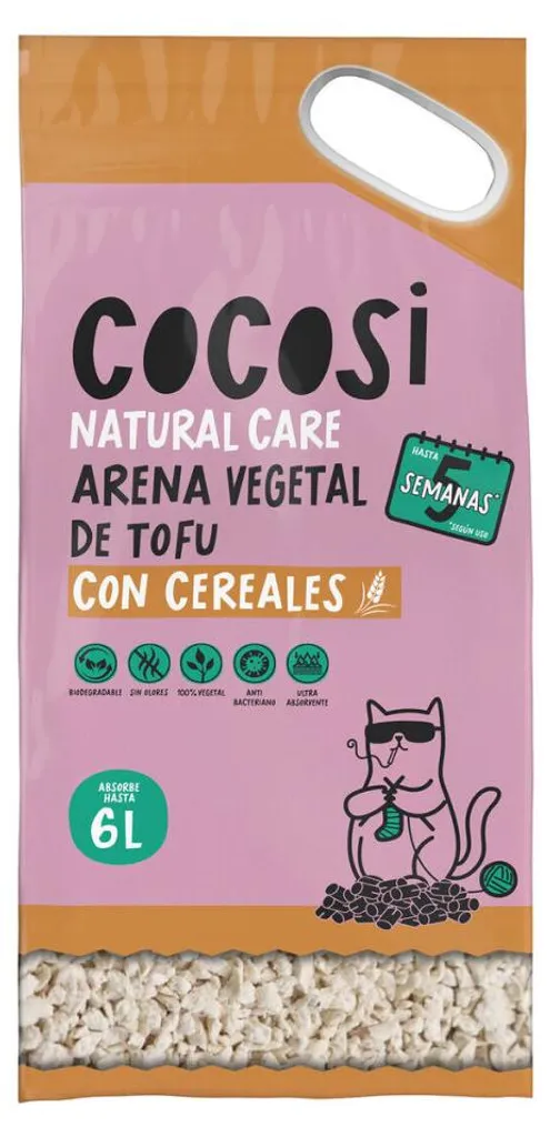 Litière minérale Cocosi agglomérante pour chats - Formule 10 Litres Compacte