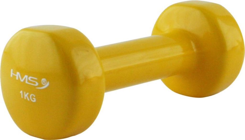 HMS Fitness Gusseisen Kurzhantel mit Vinylbeschichtung, 1 Produktbild 