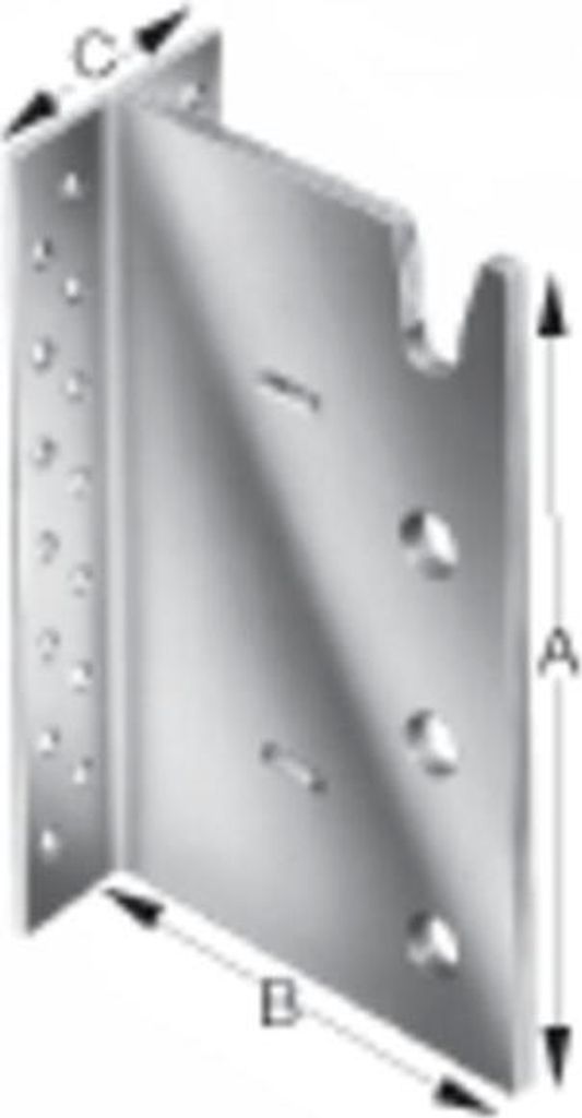 Simpson BT4 Balkenträger (Balkenschuhe) Länge 160 mm Pfostenträger feuerverzinkt