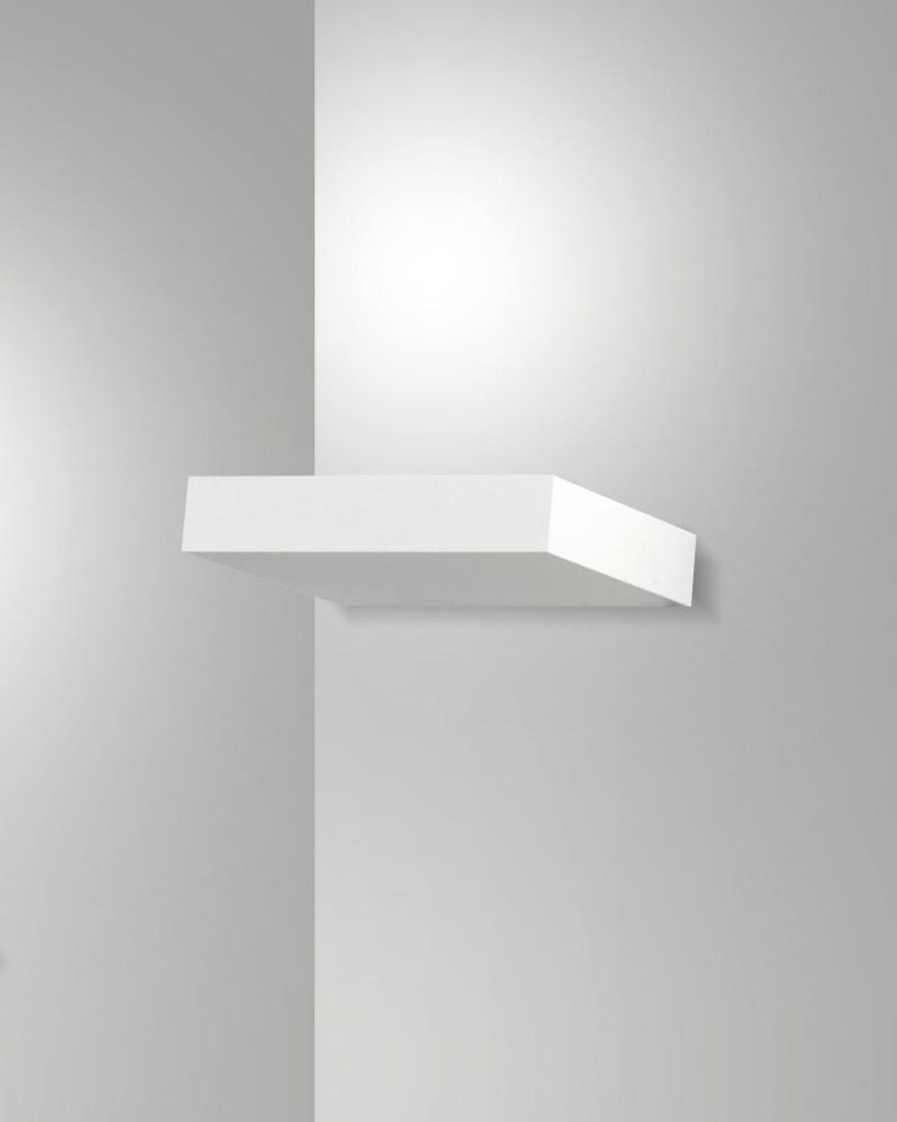 Guia - Fabas Luce LED-Wandleuchte aus Aluminium - Integrierte LED IP20 Weiß - 32 cm