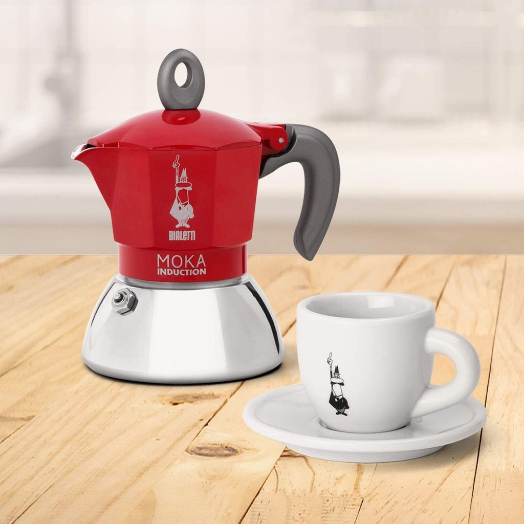 Bialetti MOKA 6TZ Induction red Produktbild